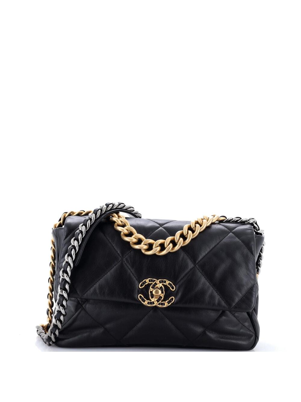 Chanel 19 Flap Bag Quilted Leather #352309C47B